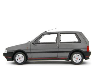 Fiat Uno Turbo i.e. 1.4 1990 GRIGIO QUARZO Laudoracing 1:18 Resinemodell (Türen, Motorhaube... nicht zu öffnen!)